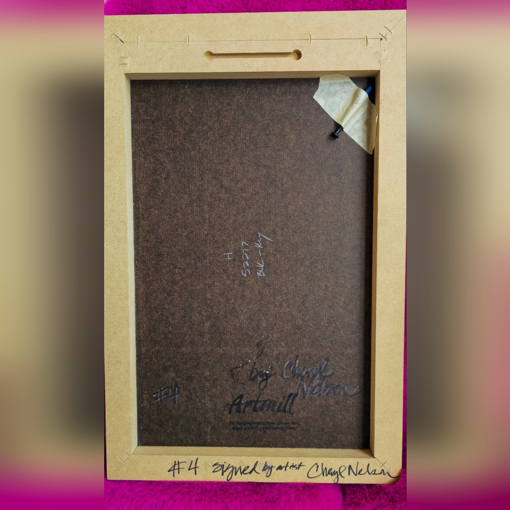 Strawflower Photo Framed on Wood By ARTMILL - Picture 4 of 6